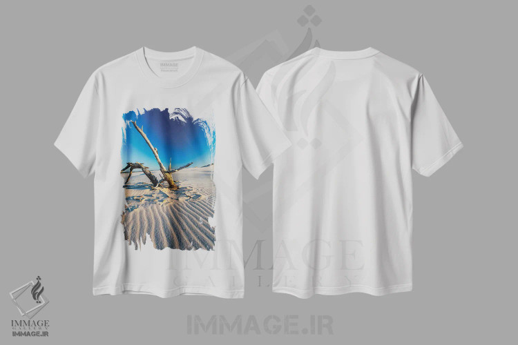 تیشرت سفید طرح دار آثار میکولاج گوسپودرک - immage.ir