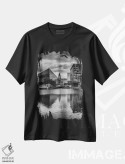 تیشرت مشکی طرح دار انگلستان، لیورپول، عکاسی سیاه و سفید اثر میکولاج گوسپودرک | immage.ir
