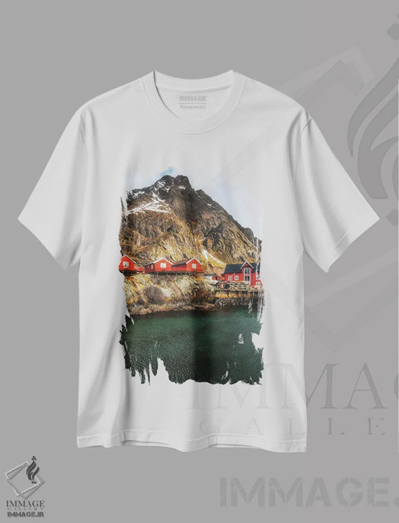 تیشرت سفید طرح دار آثار میکولاج گوسپودرک - فروشگاه ایماژ