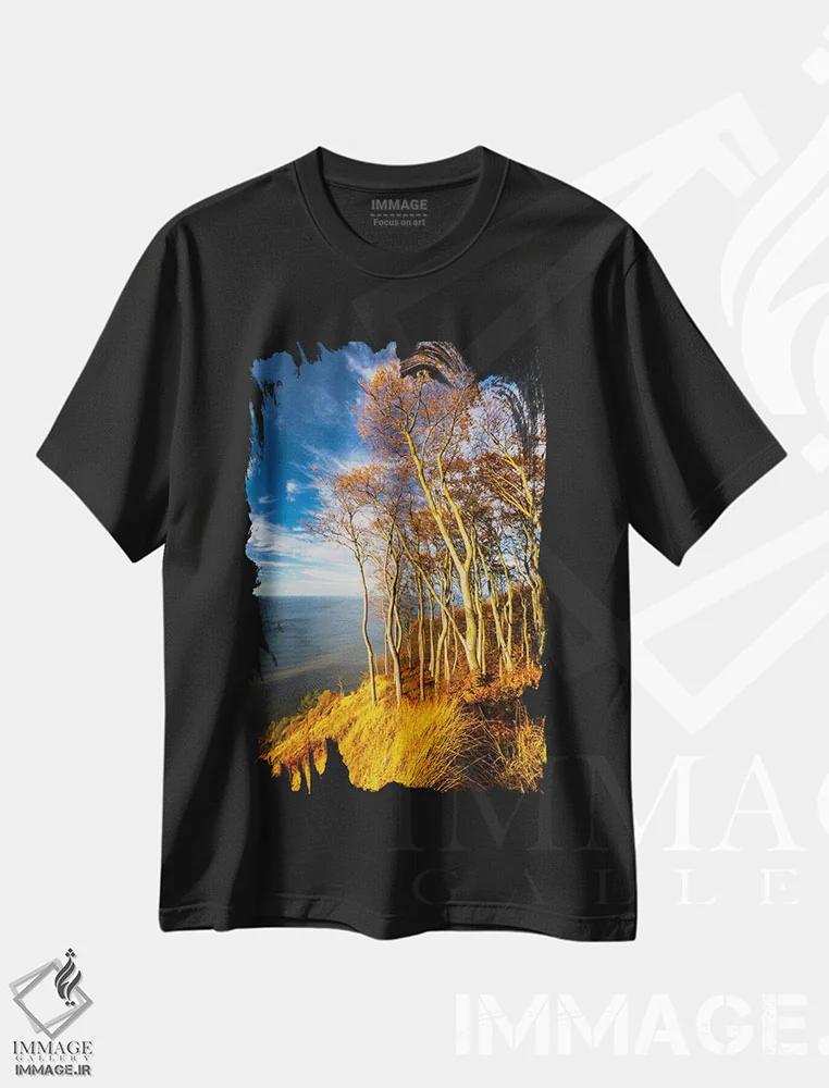 تیشرت مشکی طرح دار آثار میکولاج گوسپودرک - فروشگاه ایماژ