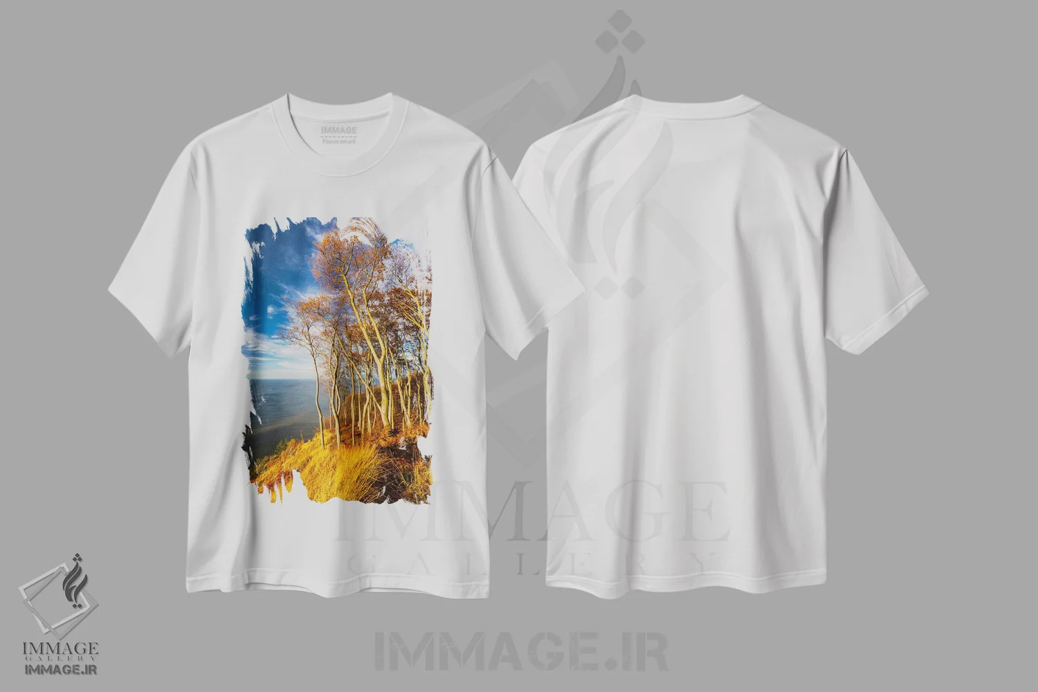 تیشرت سفید طرح دار آثار میکولاج گوسپودرک - immage.ir