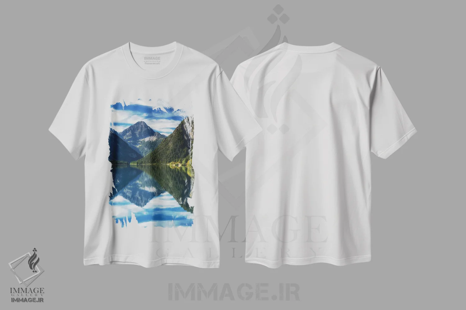 تیشرت سفید طرح دار Tyrol, Austria,پلانزه، تیرول، اتریش، مدیوم اثر میکولاج گوسپودرک | فروشگاه ایماژ