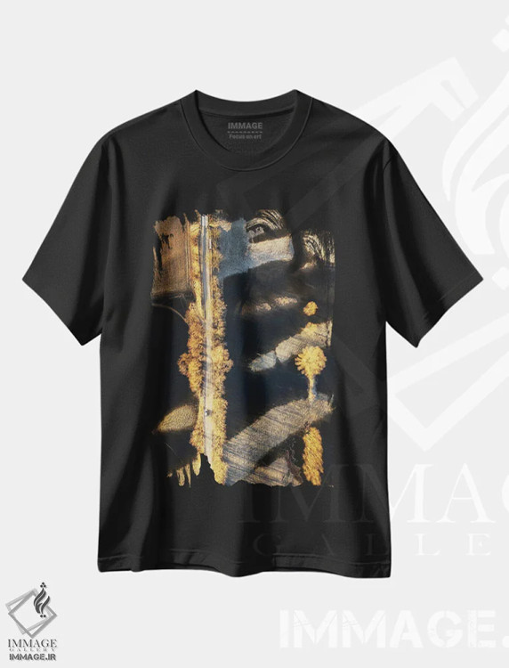 تیشرت مشکی طرح دار جاده جادویی، عکاسی هوایی اثر میکولاج گوسپودرک | immage.ir