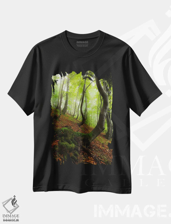 تیشرت مشکی طرح دار آثار میکولاج گوسپودرک - immage.ir