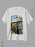 تیشرت سفید طرح دار Jura, Summer,لهستان، یورا، تابستان، مدیوم اثر میکولاج گوسپودرک | immage.ir