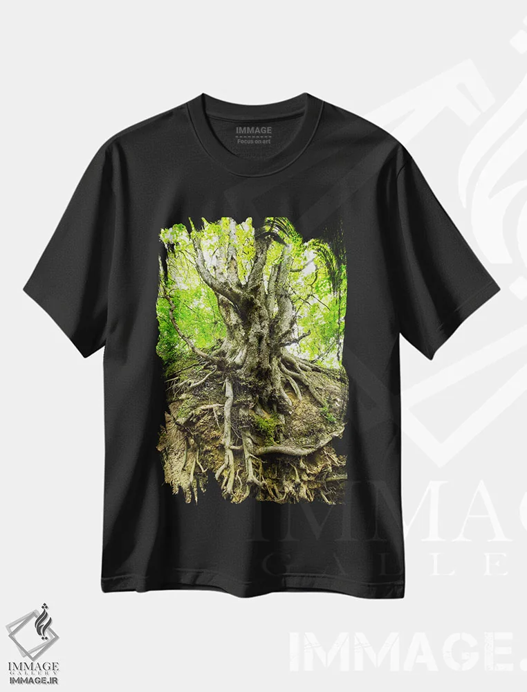 تیشرت مشکی طرح دار آثار میکولاج گوسپودرک - فروشگاه ایماژ