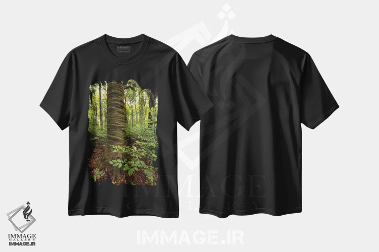 تیشرت مشکی طرح دار آثار میکولاج گوسپودرک - immage.ir