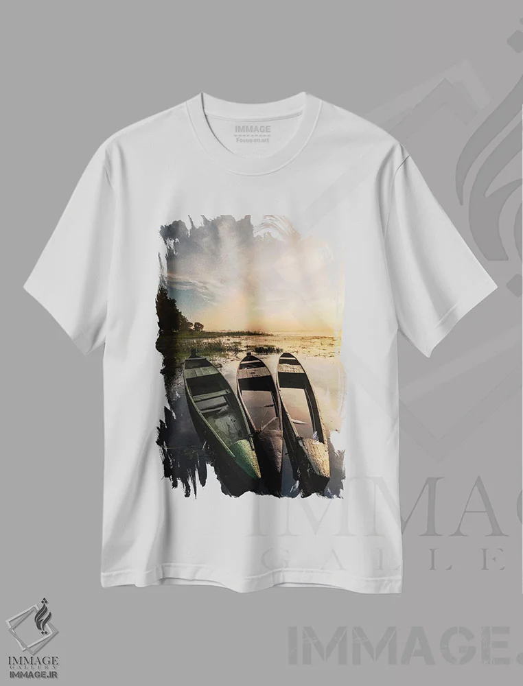 تیشرت سفید طرح دار آثار میکولاج گوسپودرک - فروشگاه ایماژ
