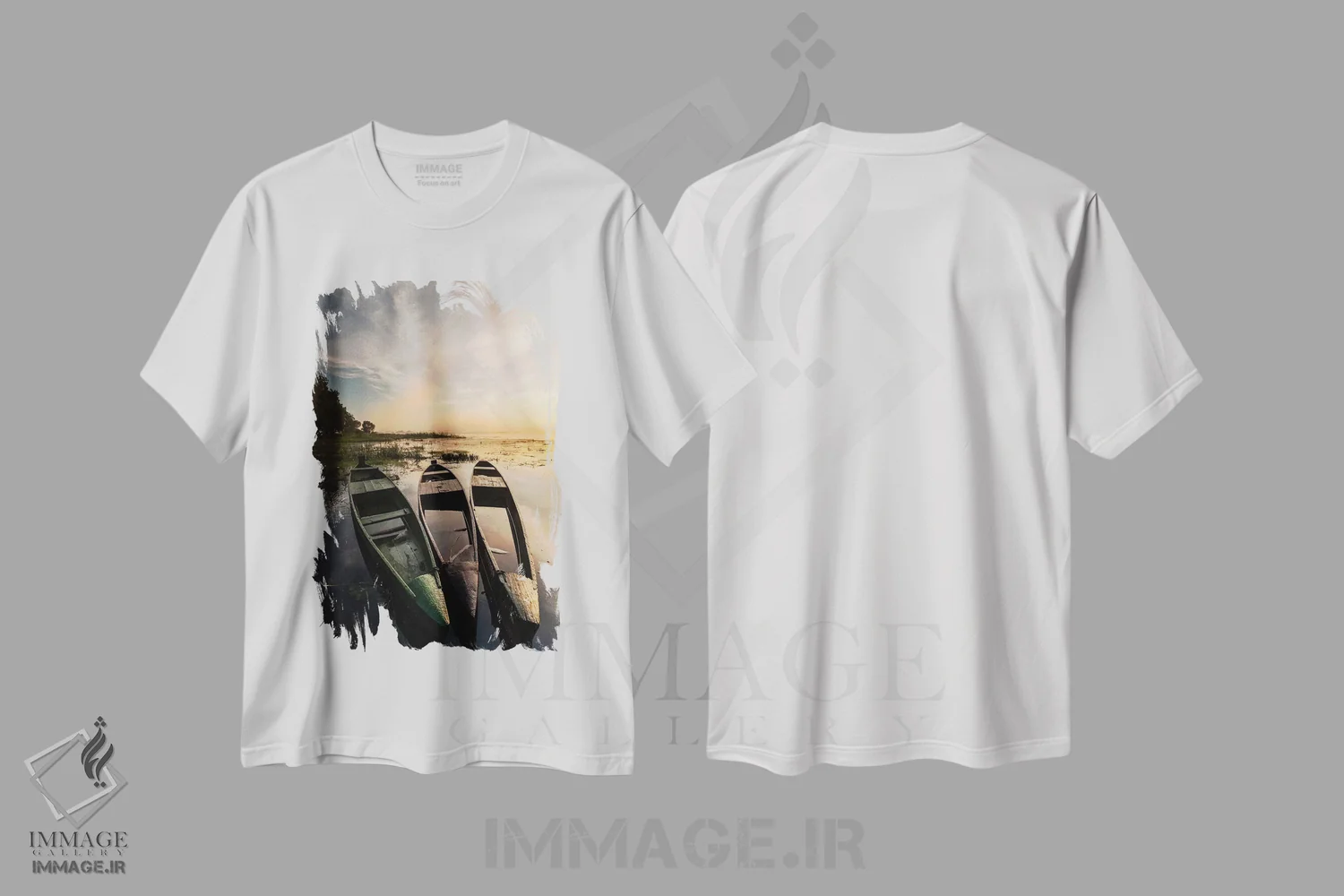 تیشرت سفید طرح دار آثار میکولاج گوسپودرک - فروشگاه ایماژ