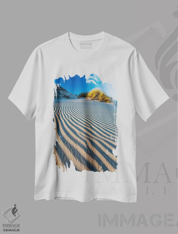 تیشرت سفید طرح دار آثار میکولاج گوسپودرک - immage.ir