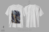 تیشرت سفید طرح دار رویاپردازان، آبستره اثر کوری لاوِل | فروشگاه ایماژ