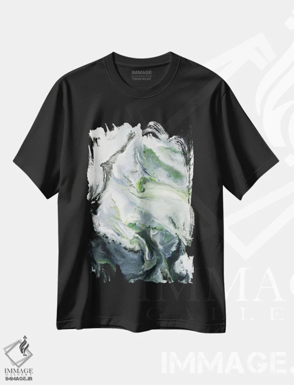 تیشرت مشکی طرح دار رویای دیشب اثر کوری لاوِل | immage.ir
