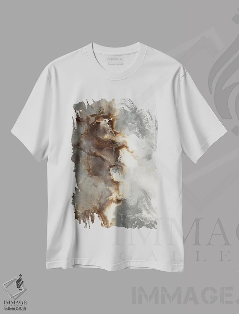 تیشرت سفید طرح دار رویای کوچک اثر کوری لاوِل | فروشگاه ایماژ