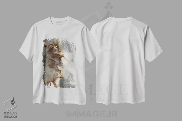 تیشرت سفید طرح دار رویای کوچک اثر کوری لاوِل | فروشگاه ایماژ