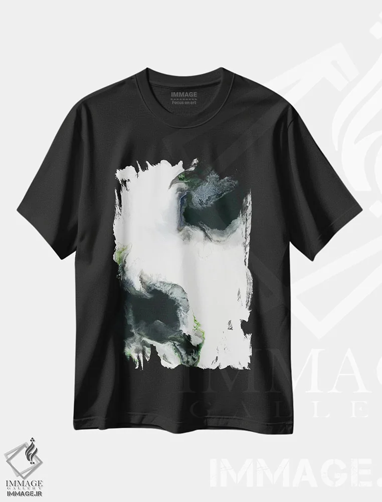 تیشرت مشکی طرح دار پیروزی اثر کوری لاوِل | immage.ir