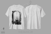 تیشرت سفید طرح دار بدون عنوان، هنر تزئینی سیاه و سفید اثر لیلو بونادونا | immage.ir