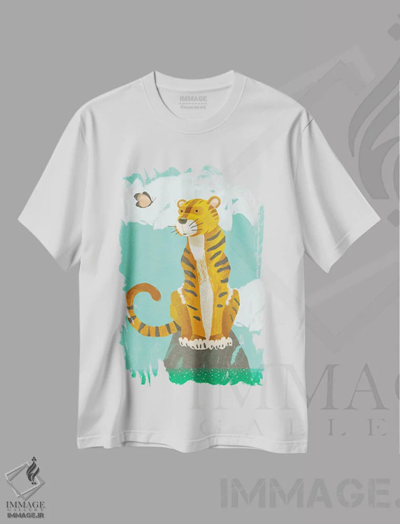 تیشرت سفید طرح دار دوستان جنگلی I، هنر دیجیتال اثر لوکا شپرد | immage.ir