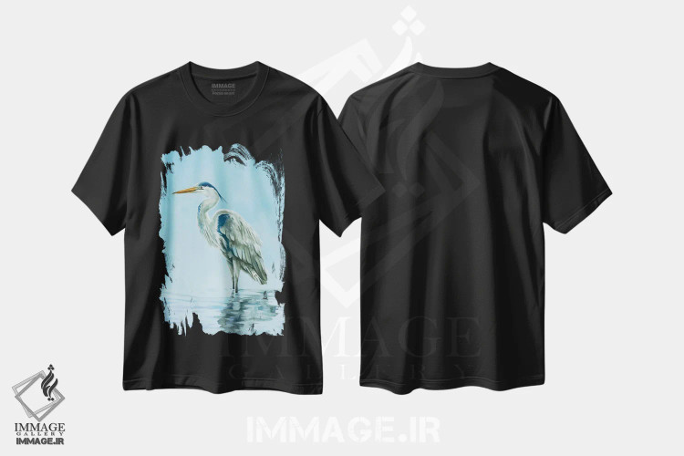 تیشرت مشکی طرح دار گارزا آزول، دکور ساحلی اثر لوکا شپرد | immage.ir