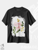 تیشرت مشکی طرح دار باغ آملیا I، دکور معاصر اثر لوسیل پرایس | فروشگاه ایماژ