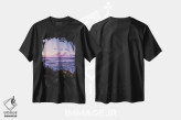 تیشرت مشکی طرح دار غروب خیال انگیز، مدیوم اثر لوکاس مور | immage.ir
