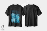 تیشرت مشکی طرح دار آبشار، مدیوم اثر لوکاس مور | فروشگاه ایماژ