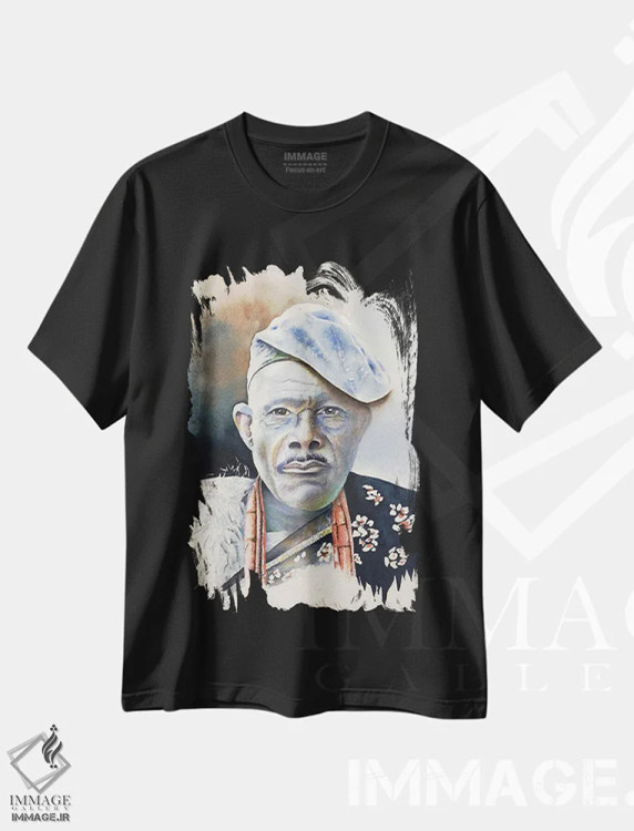 تیشرت مشکی طرح دار رئیس، دکور معاصر اثر لیز کاوینگتون | immage.ir