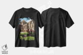تیشرت مشکی طرح دار ایوان قوسی در کلیسای میسیون سن خوزه، سن آنتونیو، مدیوم اثر لری دیتو | فروشگاه ایماژ