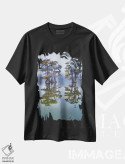 تیشرت مشکی طرح دار آثار لری دیتو - فروشگاه ایماژ