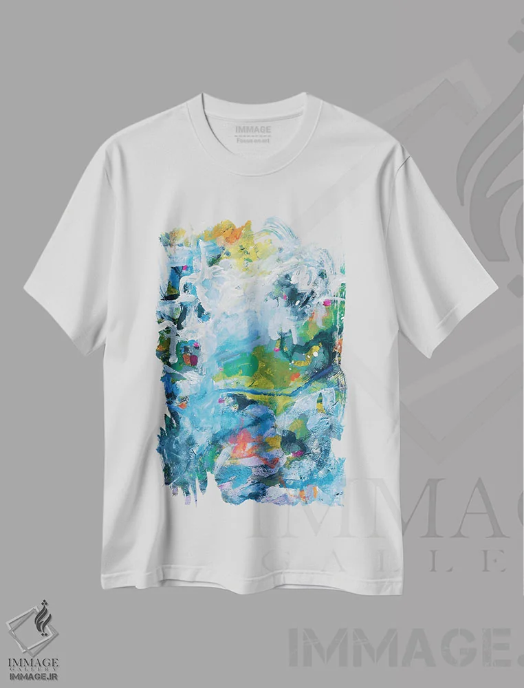 تیشرت سفید طرح دار و این هم همینطور اثر لادارا مک کینون | فروشگاه ایماژ