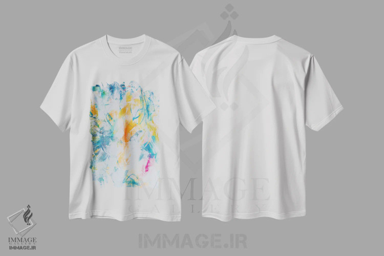 تیشرت سفید طرح دار فرصت ها اثر لادارا مک کینون | immage.ir
