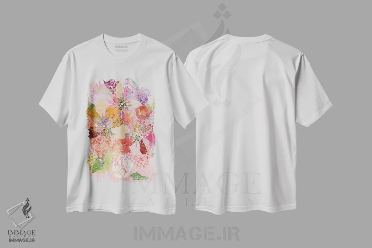 تیشرت سفید طرح دار هی سیگنورینا، دکور معاصر اثر لیان داکینو | immage.ir