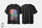 تیشرت مشکی طرح دار سرود پاییز، آبستره اثر پل لدنت | immage.ir