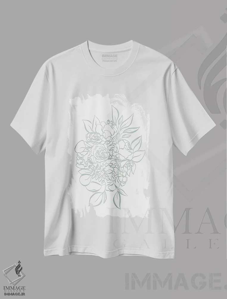 تیشرت سفید طرح دار عروس می آید، دکور روستایی اثر لیا استراتسما | immage.ir