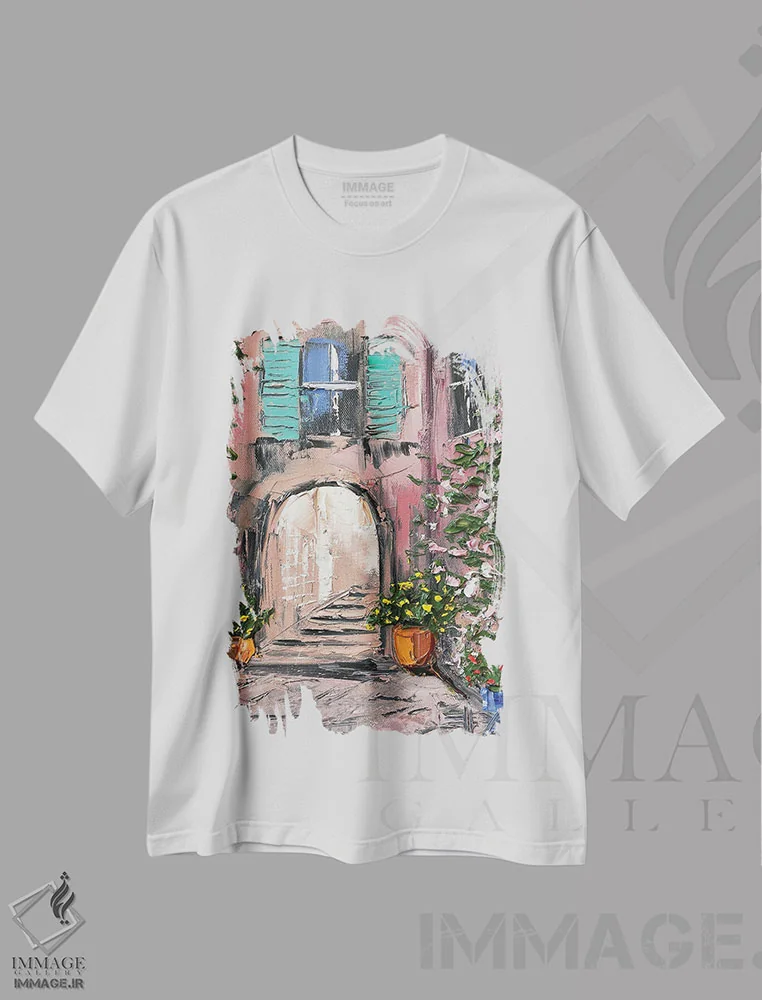 تیشرت سفید طرح دار France,خیابان های پاریس، فرانسه، دکور معاصر اثر لیزا الی | immage.ir