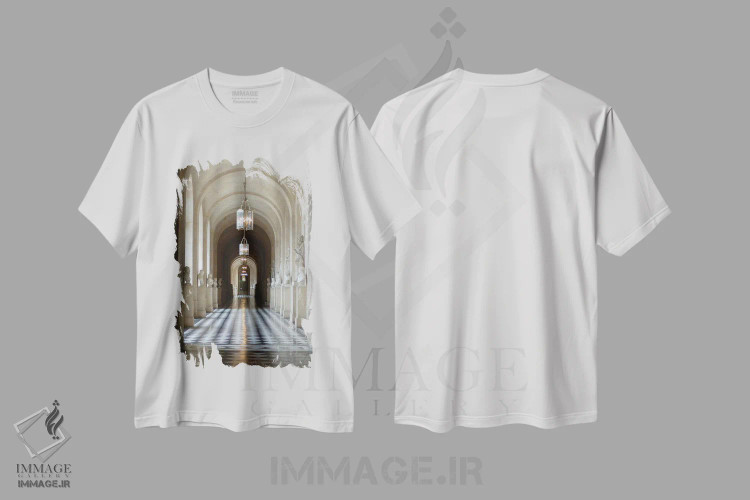 تیشرت سفید طرح دار آثار لیزا اس. انگلبریخت - فروشگاه ایماژ