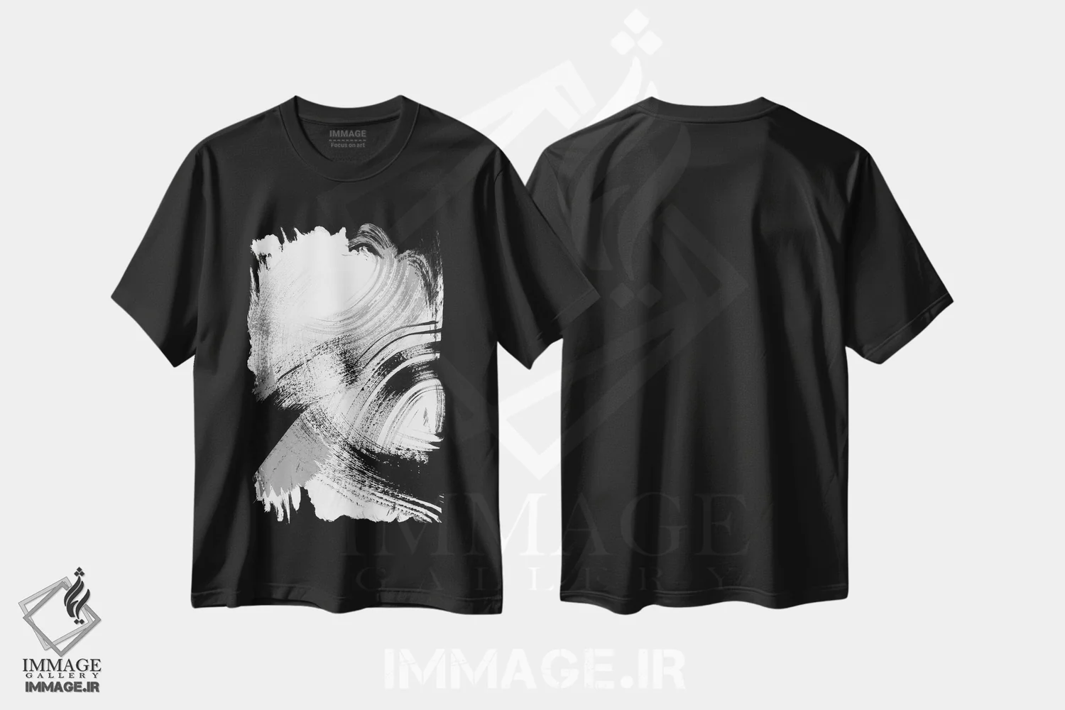 تیشرت مشکی طرح دار آشکار شدن ۳ اثر شارون چندلر | immage.ir