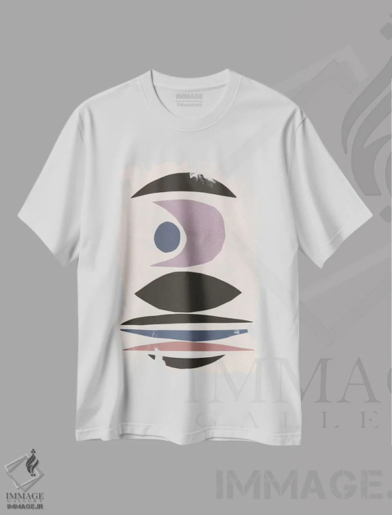 تیشرت سفید طرح دار در آغاز اثر لسیا بینکین | immage.ir