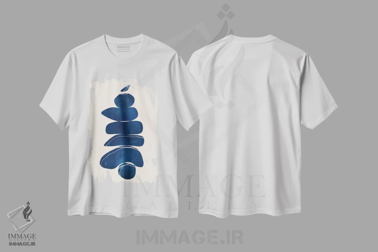 تیشرت سفید طرح دار اعتماد اثر لسیا بینکین | immage.ir