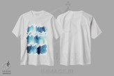 تیشرت سفید طرح دار آینهٔ آب اثر لسیا بینکین | فروشگاه ایماژ
