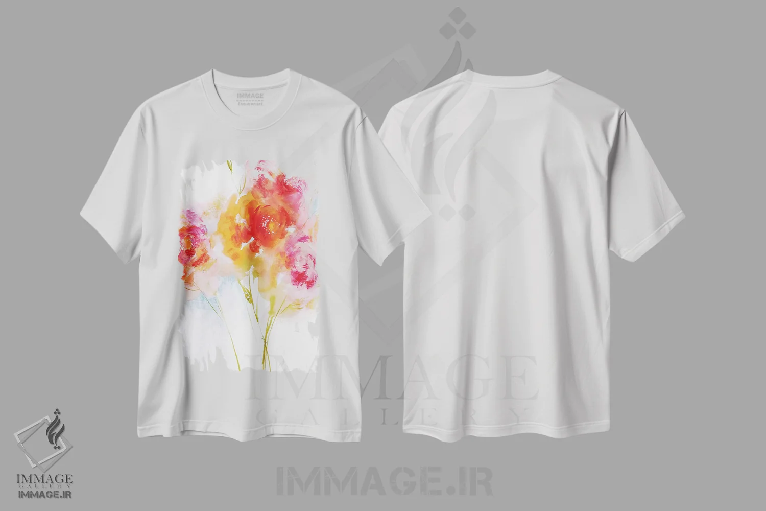 تیشرت سفید طرح دار اوت II، دکور معاصر اثر لسیا بینکین | immage.ir