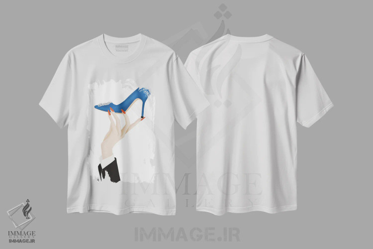 تیشرت سفید طرح دار مانولو، تزئینی اثر لا فَم ژوژو | فروشگاه ایماژ