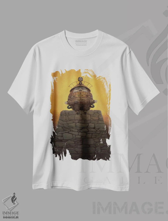 تیشرت سفید طرح دار هامپتی دامپتی، دکوراسیون جایگزین اثر لیزا فالکن سترن | immage.ir