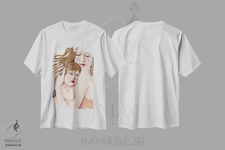 تیشرت سفید طرح دار امنیت، دکور معاصر اثر آلا گرانده | immage.ir