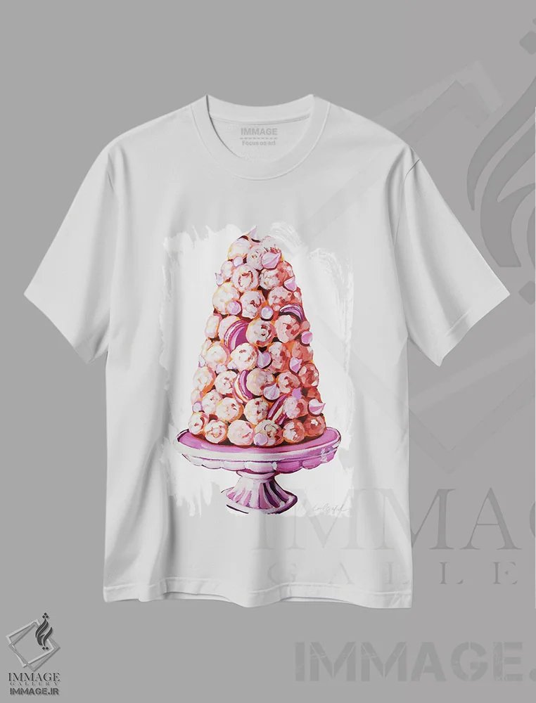 تیشرت سفید طرح دار کروکمبوش، مدیوم اثر لورِل گرینفیلد | فروشگاه ایماژ