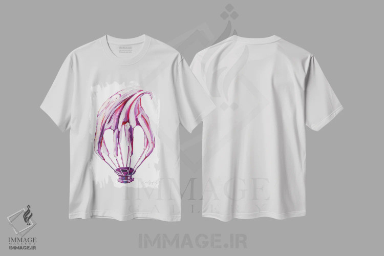 تیشرت سفید طرح دار همزن مرنگ، مدیوم اثر لورِل گرینفیلد | فروشگاه ایماژ