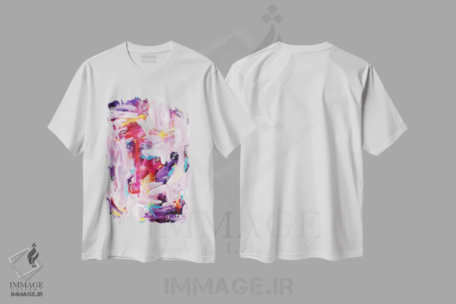 تیشرت سفید طرح دار ساندی کیهانی اثر لورِل گرینفیلد | immage.ir