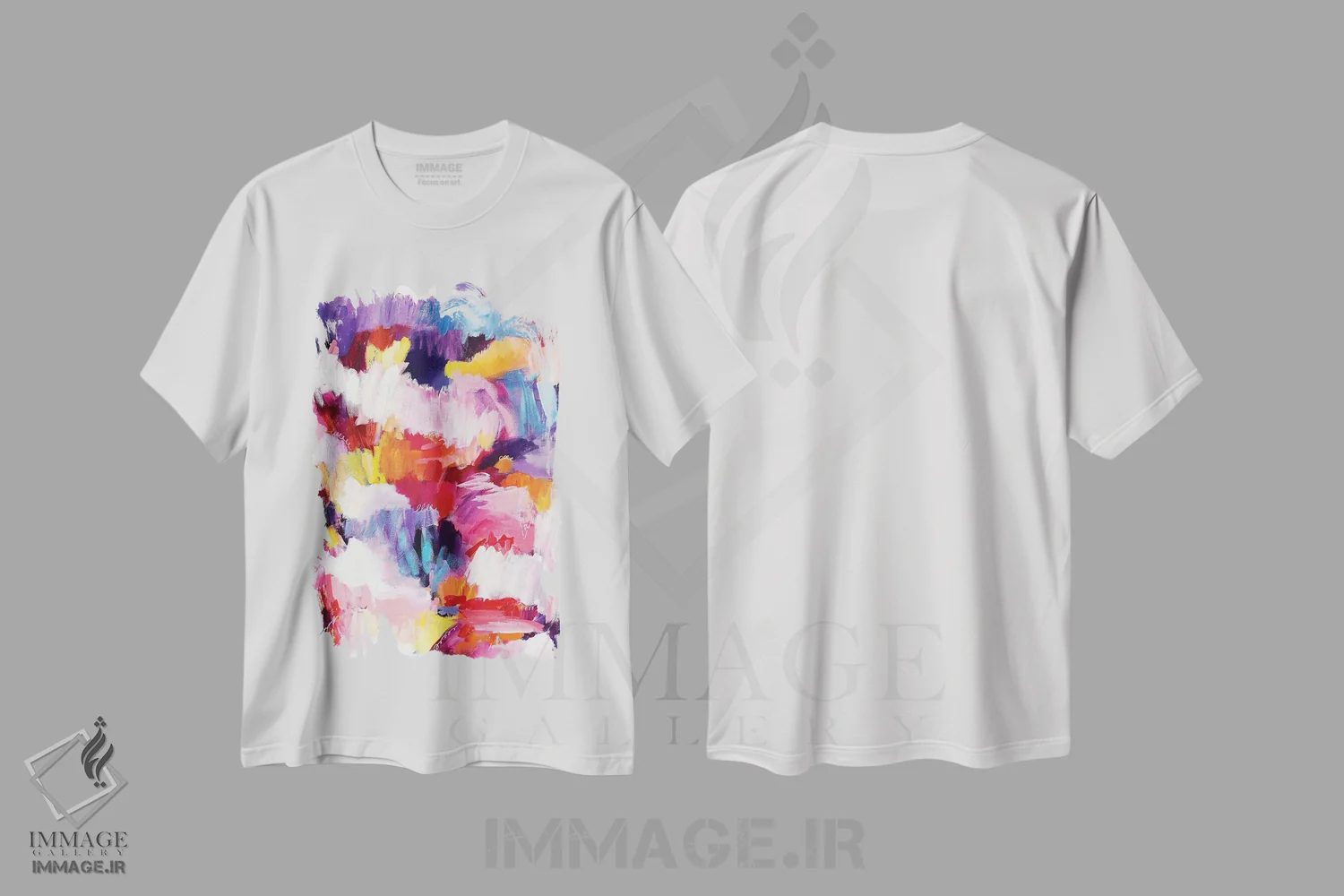 تیشرت سفید طرح دار ساندیسافاری اثر لورِل گرینفیلد | immage.ir