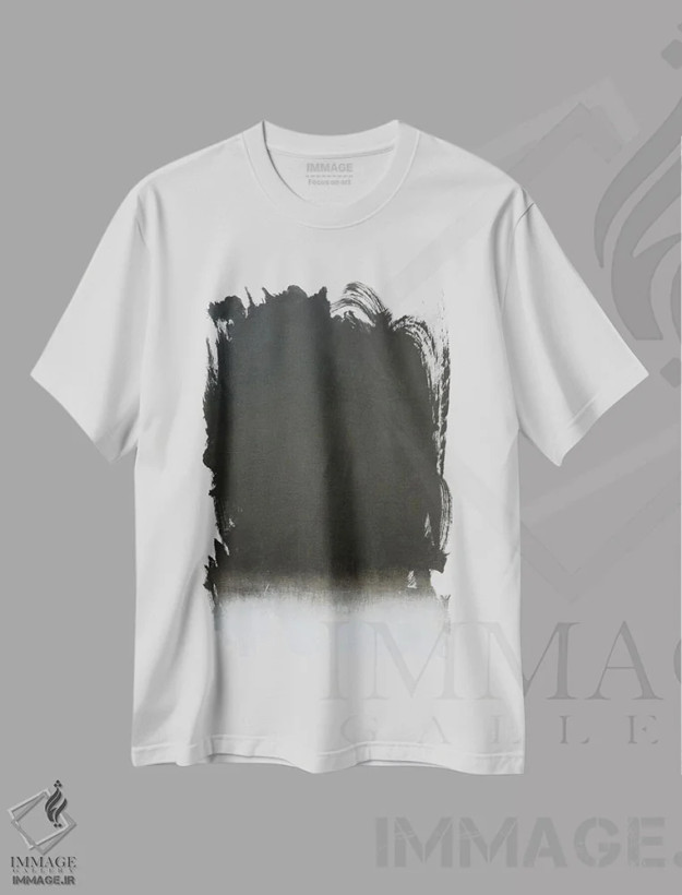 تیشرت سفید طرح دار گفت وگوهای صمیمی اثر لئون گروسمن | فروشگاه ایماژ