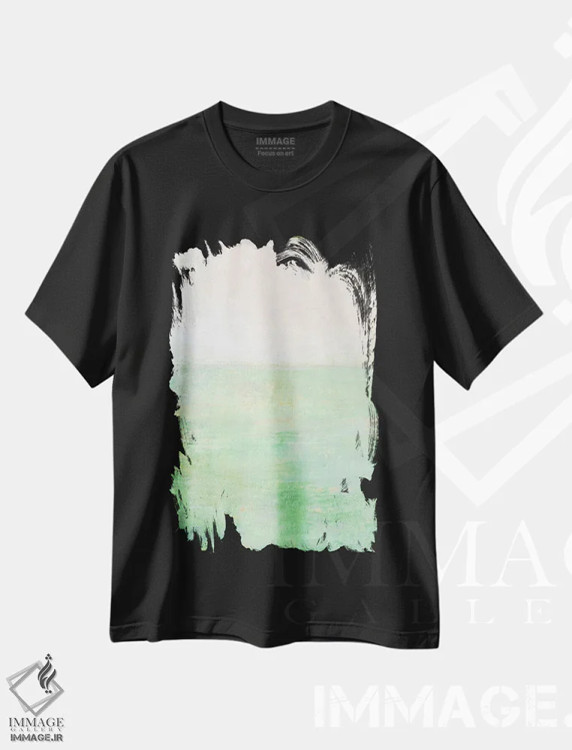 تیشرت مشکی طرح دار ادای احترام به روتکو؛ زمان بهار اثر لئون گروسمن | فروشگاه ایماژ