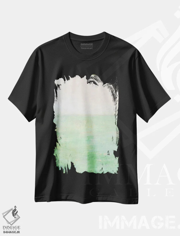تیشرت مشکی طرح دار ادای احترام به روتکو؛ زمان بهار اثر لئون گروسمن | فروشگاه ایماژ